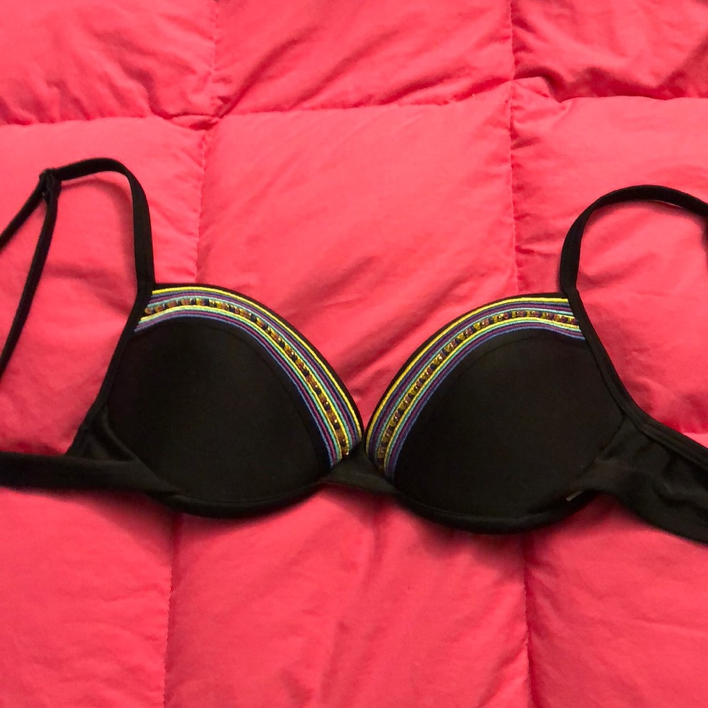 Target Beaded Push-Up Bikini Top